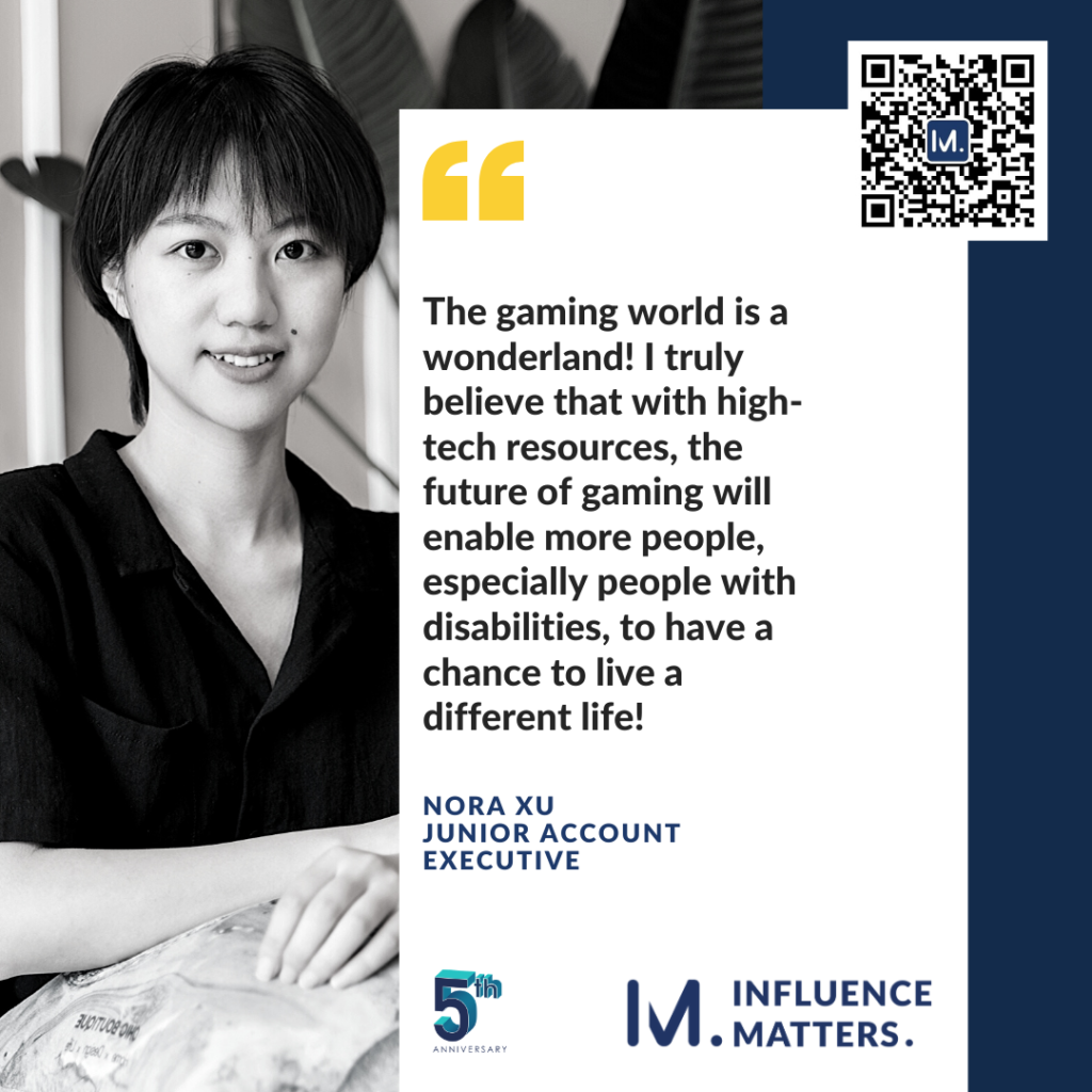 Nora Xu is sharing her wish for the future technology for Influence Matters' 5th Anniversary Campaign